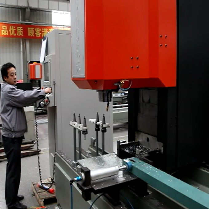 Plastic door frame make curtain wall automatic aluminium door making machines aluminum profile drilling milling machine 0