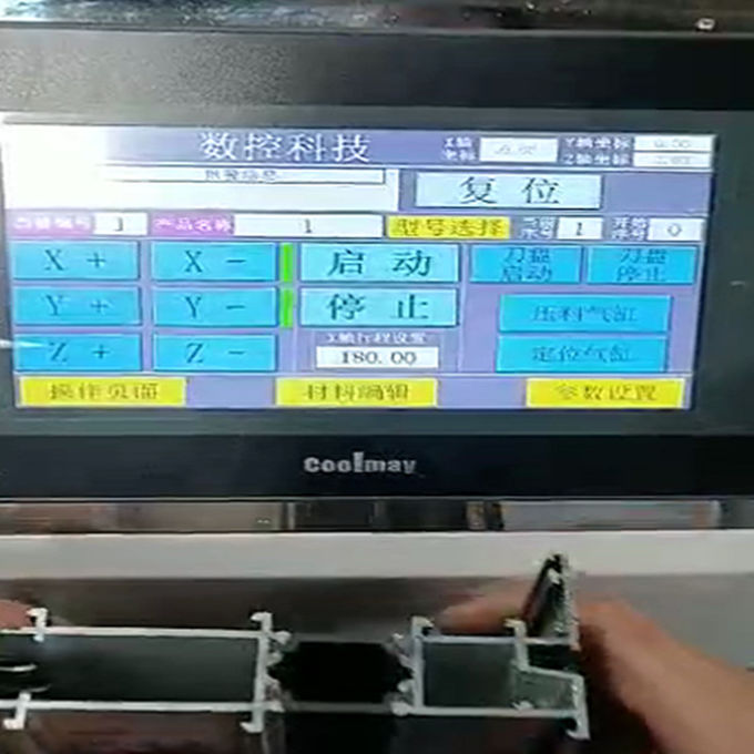 Upvc windows profile making 3 axis cnc end mill cutter head aluminum upvc machine window 4