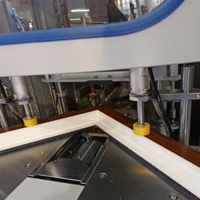 Window screen machines UPVC processing Center PVC Angle cleaner 3 point welder window cleaner machine 3