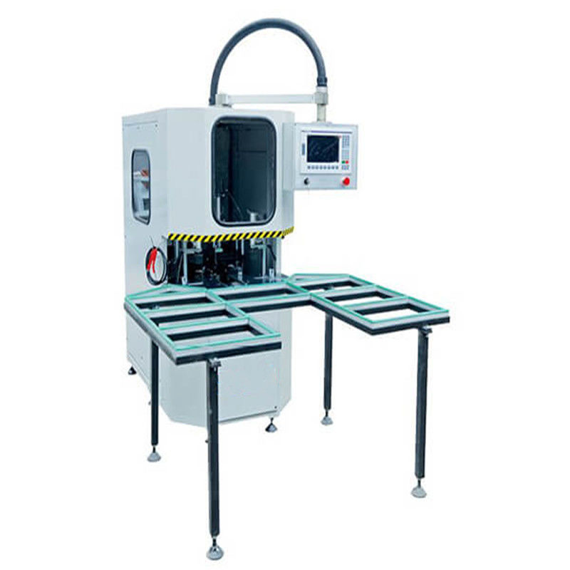 Upvc windows machines 3 axis cnc pvc window corner cleaning machine