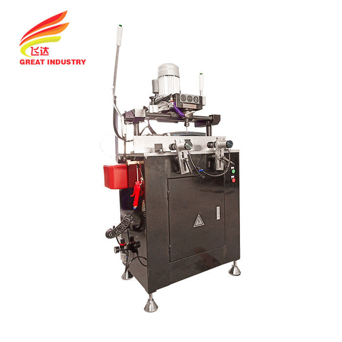 Six head drilling machines pvc aluminum window door profile two axis water slot milling machine