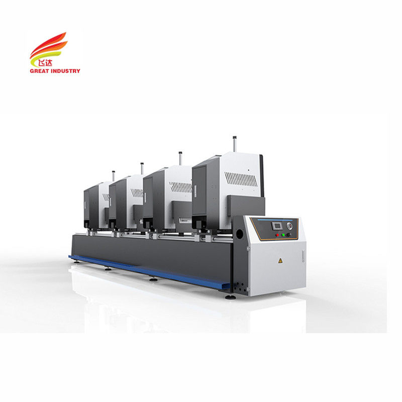 Window cleaning Angle welding profile upvc semi pvc seamless automatic profile upvc 4 point upvc PVC profile welding mac