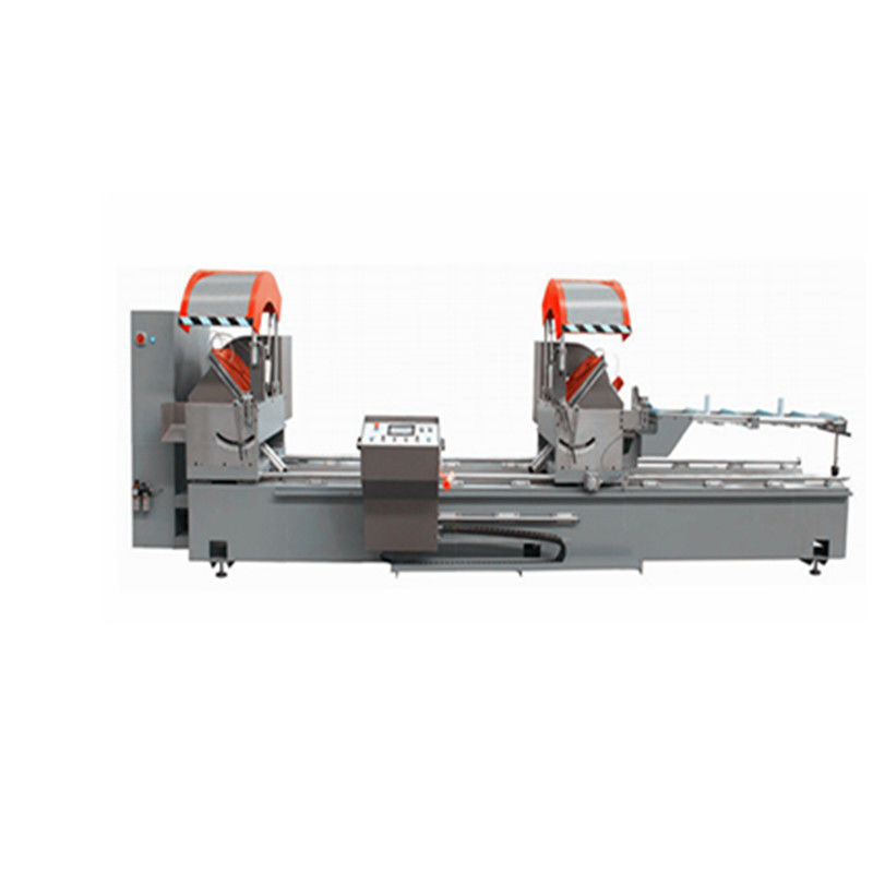 CNC Double Head Precision PVC Profile Cutter Saw Windows Doors Processing Machinery 500*4200 Making Equipment Aluminum P