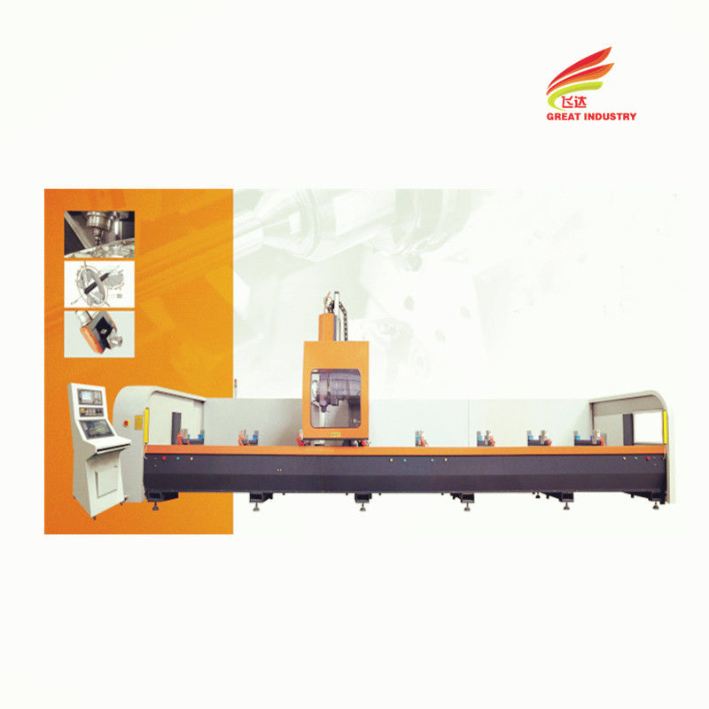 Upvc windows door aluminum pvc window profile water slot milling 5 axis cnc notching saw machine