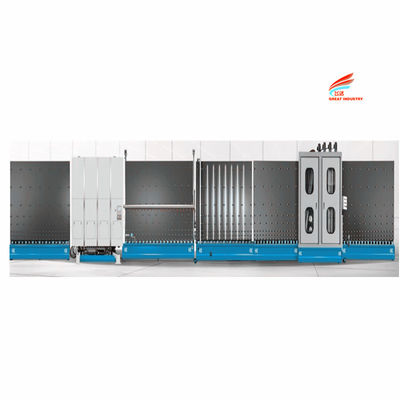 Buy Hollow glass production lines siemens plc double glass machine 3000mm 32kw insulating glass line online manufacture