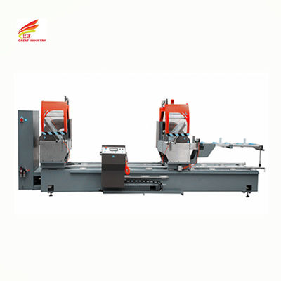 Buy Aluminum window door making double head cnc cutting machine online manufacture