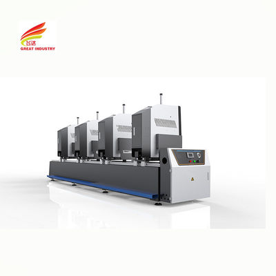 Buy Three head upvc window welding machine four head seamless plastic welding machines upvc windows doors production line online manufacture