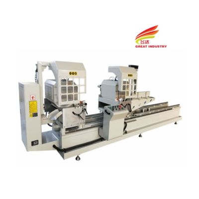 Good price T SHAPED ALUMINUM CUTTING MACHINE ANGLE SAW MACHINE 2.2KW*2 DOUBLE BEVEL SAW DIGITAL DISPLAY online