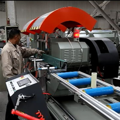Double Head Aluminium Cutting Mitre Saw PVC Window Cutting Machinery for 45 Degree 90 Degree
