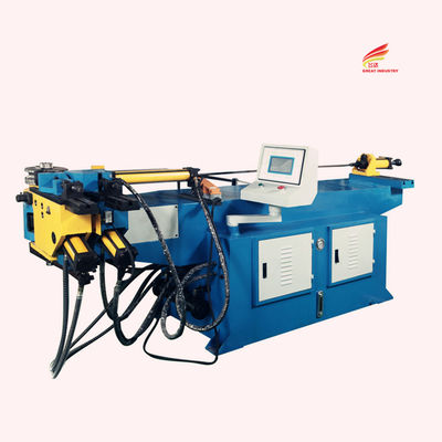 Iron pvc square tube bender machines steel hydraulic cnc pipe bending machine with push