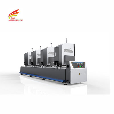 Window cleaning Angle welding profile upvc semi pvc seamless automatic profile upvc 4 point upvc PVC profile welding mac