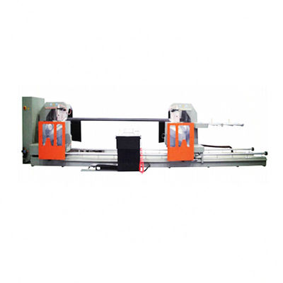 Pvc cutting machine  80l / min automatic aluminum double blade mitre saw angle adjustment upvc cutter compound angle mit