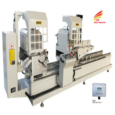 CNC aluminum window cutting machine double head window door cutting vacum window machine