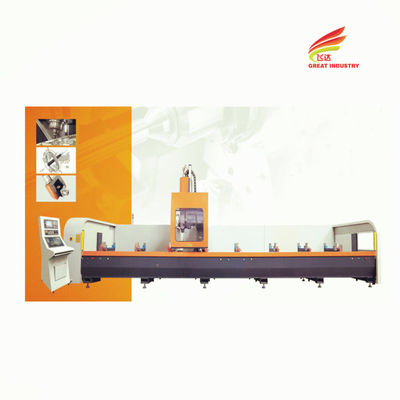 Upvc windows door aluminum pvc window profile water slot milling 5 axis cnc notching saw machine