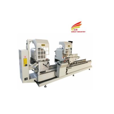 DOUBLE BLADE MITRE SAW UPVC WINDOW CUTTING MACHINE WINDOW FABRICATION MACHINERY